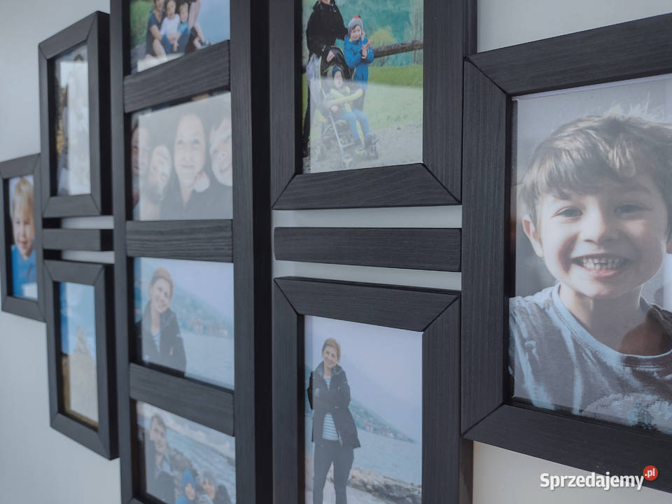 Drewniana Multirama Ramka na 10 zdjęć 10x15 śląskie Sosnowiec