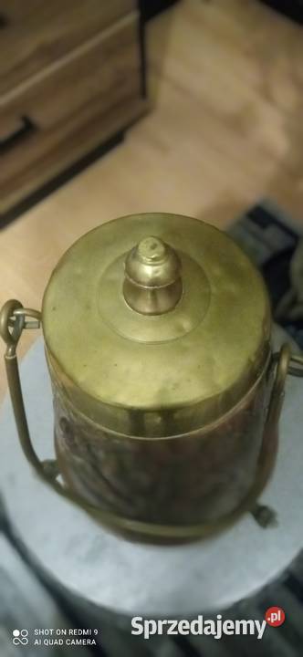 Kanka pojemnik parasolnik węglarka miedziana z podlaskie Białystok
