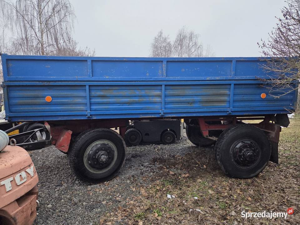 Przyczepa rolnicza Autosan D50 6ton transport łódzkie Złoczew