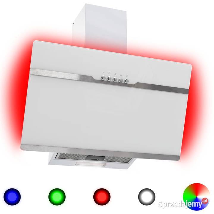 vidaXL Okap kuchenny LED RGB, 60 cm, stal nierdzewna (51244)