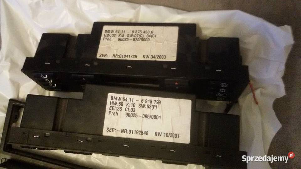 PANEL KLIMATRONIKA BMW E39