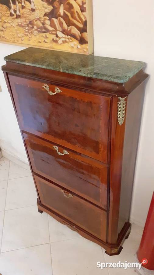 szafka na buty z blatem marmurowym antyk Łapanów