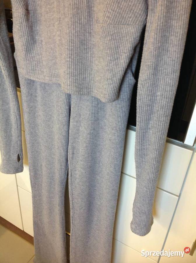 Set Komplet Crop plus Spodnie Damski Just Unique niebieski Pozostałe Nowa Sól sprzedam