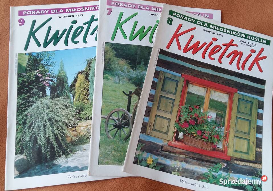 Czasopismo Kwietnik kilka egzz 1995 i 1996r Łódź