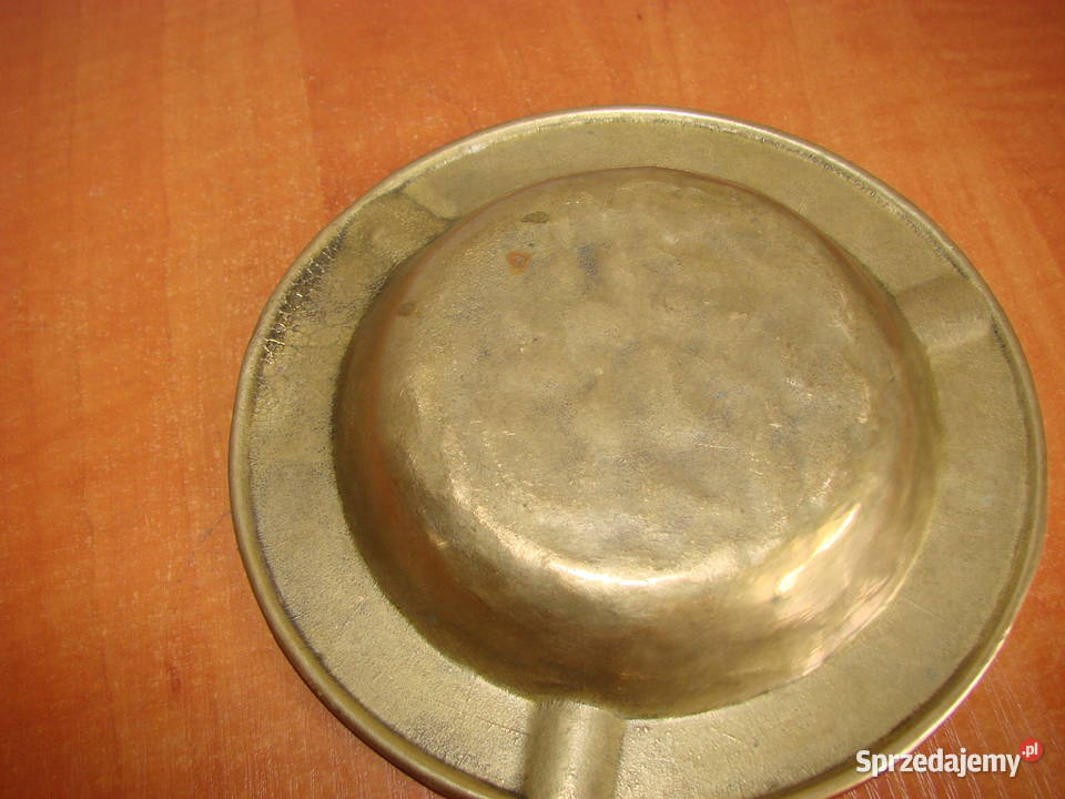 stara mosiężna popielniczka Pruszcz Gdański