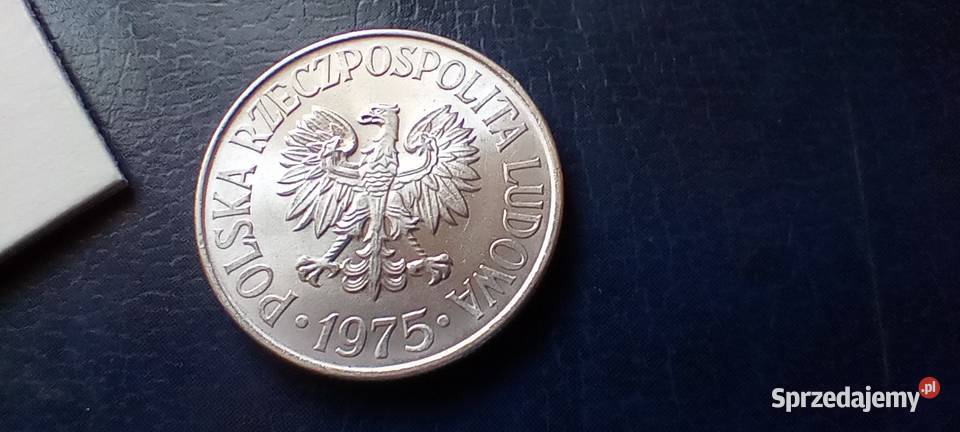 Stare monety 50 groszy 1975 PRL Polska Cudo podkarpackie Lesko