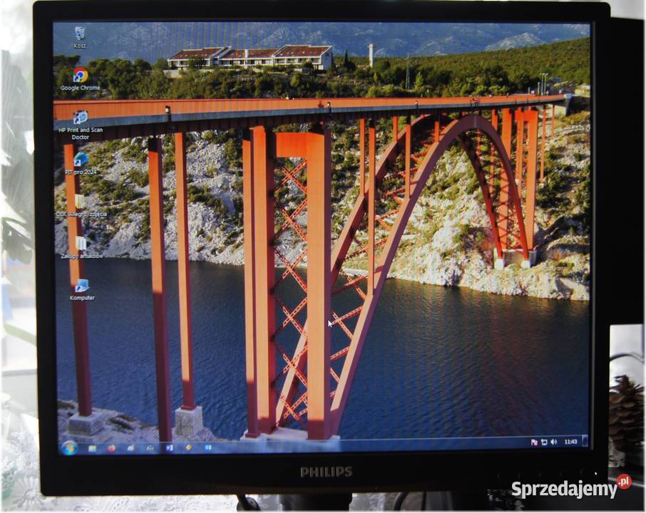 Monitor Philips 19B4L sprawny w stanie Słupsk