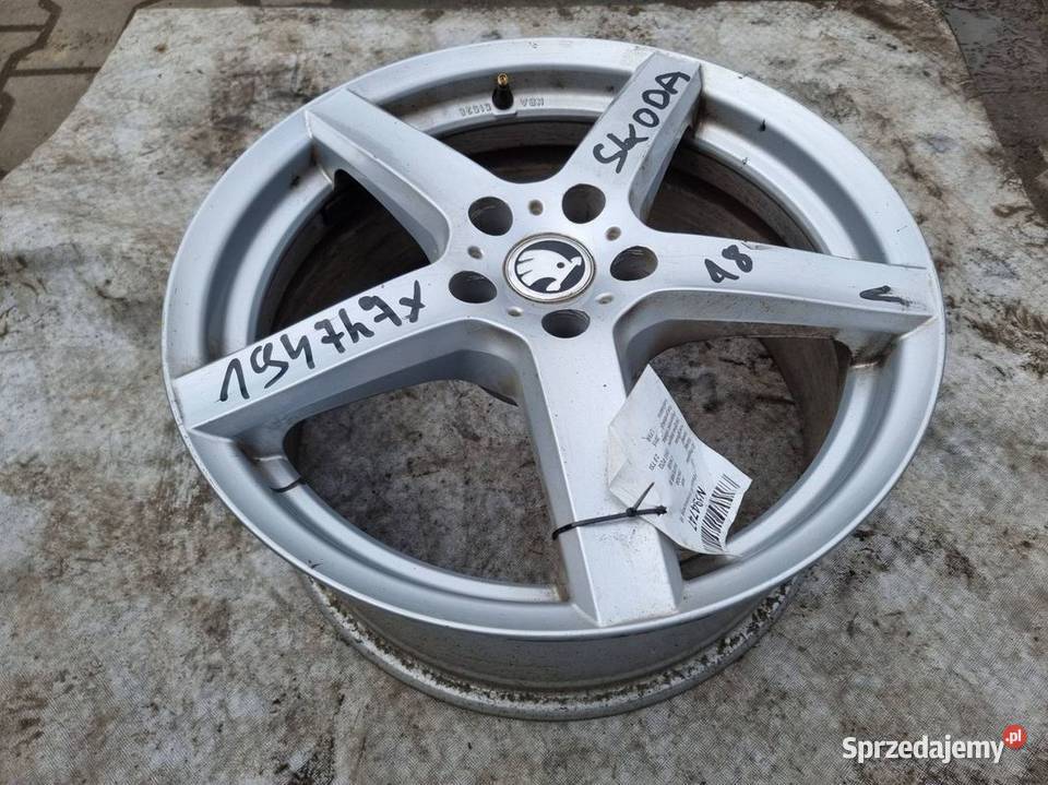FELGA ALUMINIOWA 18 SKODA SUPERB III 8JX18H2