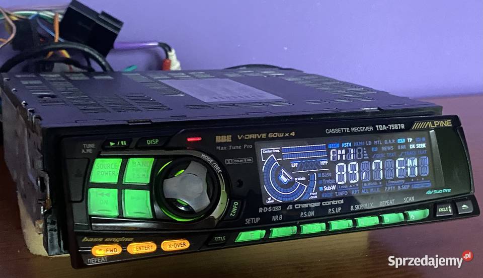 ALPINE TDA7587R I Kaseta I Winda I Oldschool I Kępno