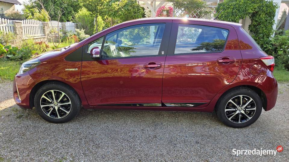 Toyota Yaris Automat Hybryda 42 Przebiegu elektrochrom. lusterka boczne pomorskie