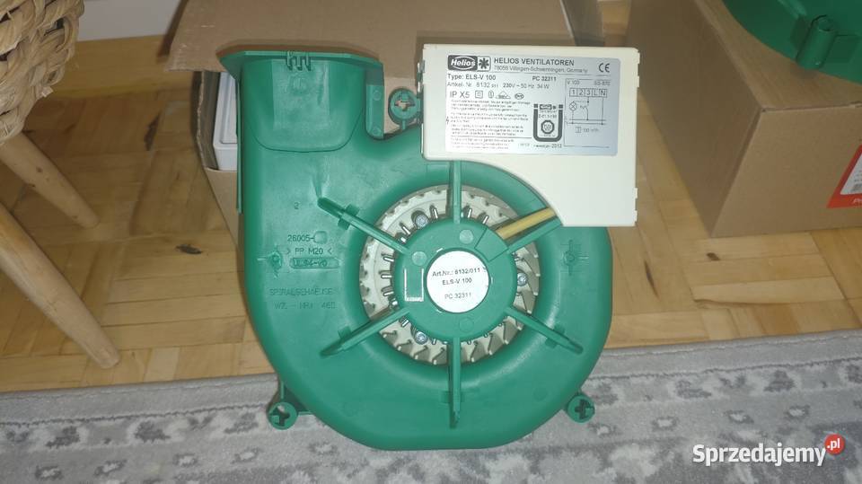 Wentylator wyciągowy Helios ELSV 100 Warszawa