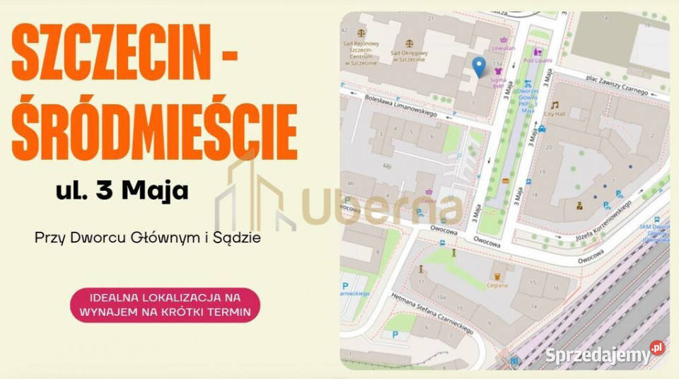 Gotowa Inwestycja w Centrum Szczecina 2 pokoje piwnica Szczecin