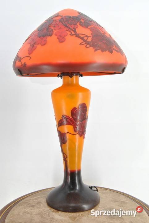 Lampa Stołowa Gabinetowa Biurowa Szkło Emile Kraków