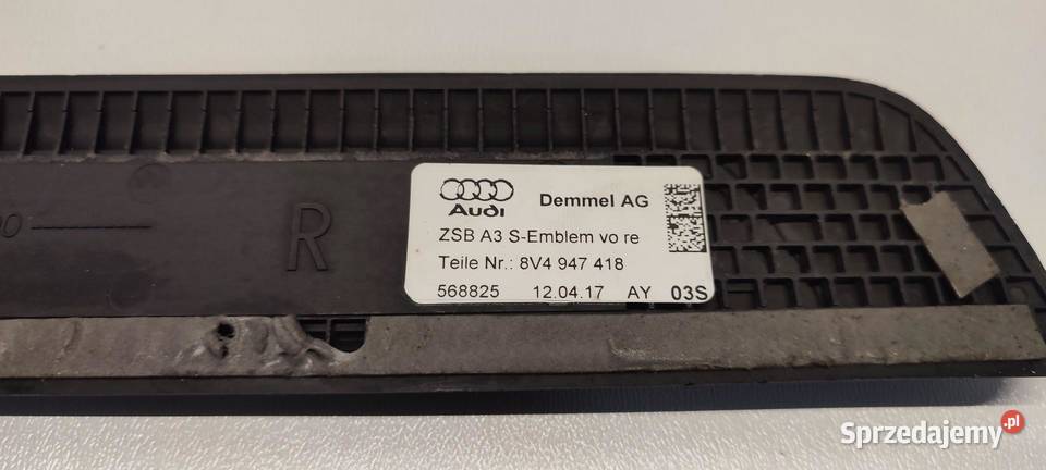 AUDI Q2 LISTWA NAKŁADKA PROGOWA 8V4947418 KTL osobowe dolnośląskie