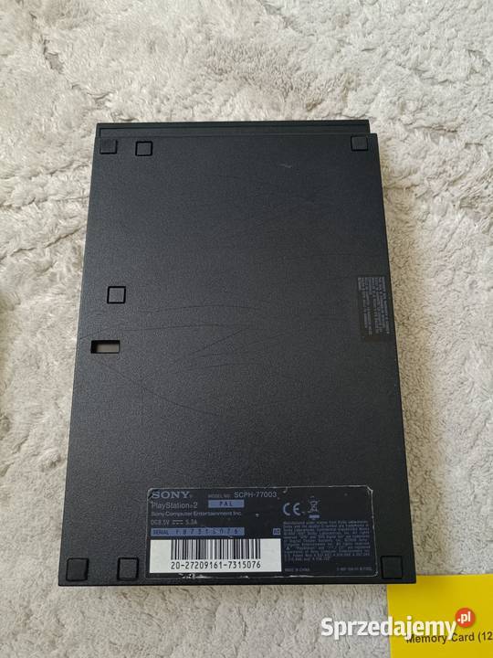 Konsola Sony PlayStation 2 Slim SCPH77003 2 FMCB Sony Playstation 2 mazowieckie Pruszków