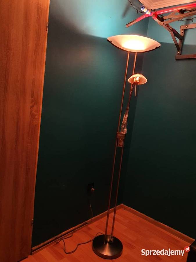 BAYA Lampa podłogowa nikiel mat Dukla