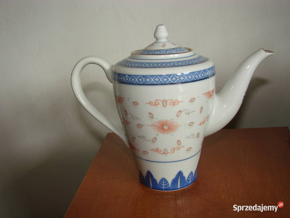 chińska porcelana ryżowa czajniczek Pruszcz Gdański