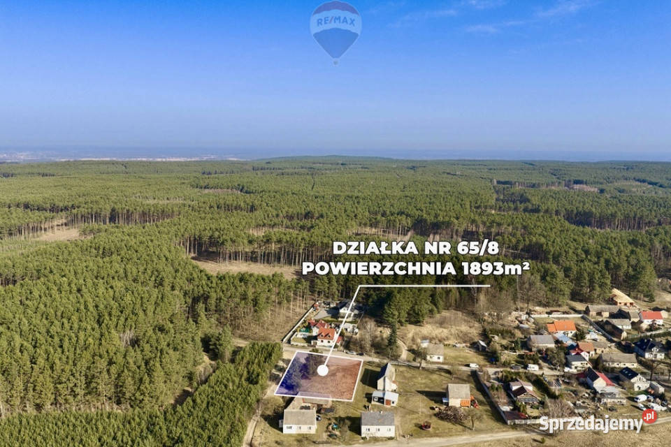 Działka lesie z warunkami zabudowy lubuskie Leśniów Mały