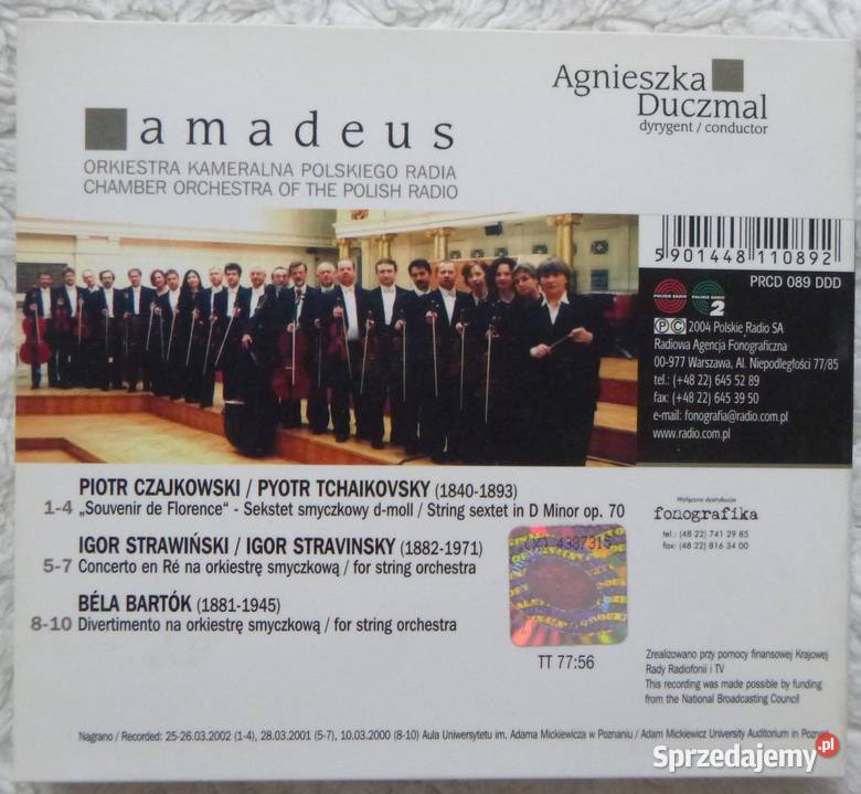 Płyta CD Agnieszka Duczmal i orkiestra smyczkowa Warszawa