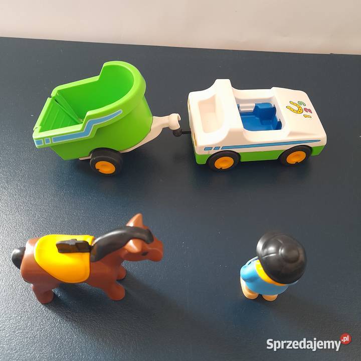 Playmobil Samochód z przyczepą konia Bogatynia