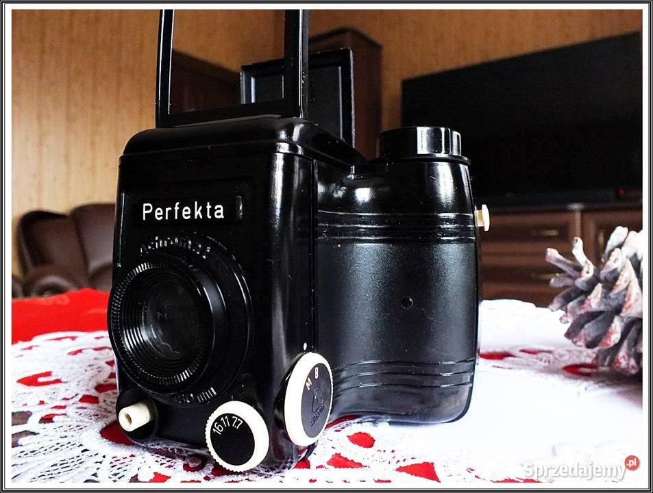 Kolekcjonerski stary aparat Perfekta II orygFilm