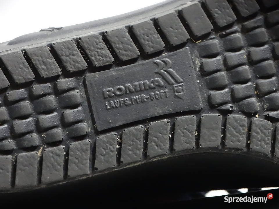 Czarne Śniegowce Botki Romika Romitex Waterproof inna Biłgoraj