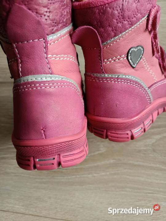 Buty kozaki śniegowce dziewczęce różowe Lasocki różowy Płock