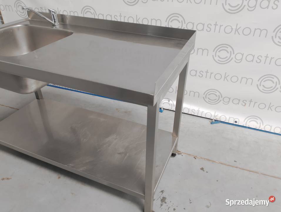 Stół ze zlewem i półką rant TP 130x70 Wrocław