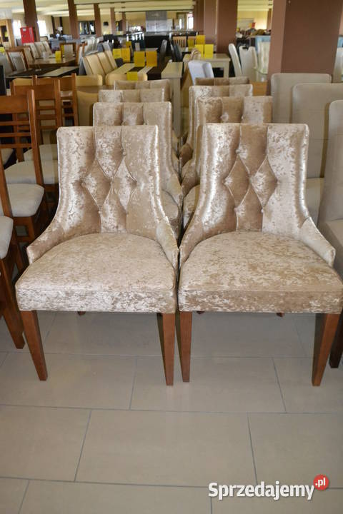 Krzesło LUX tkanina VELVET 8 Wyprzedaż Dobrodzień
