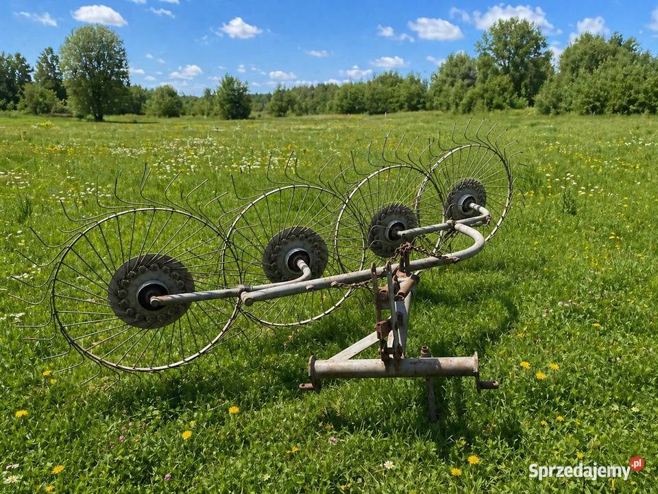 Grabarka zgrabiarka cztero gwieździsta nieuszkodzony Miejsce Piastowe