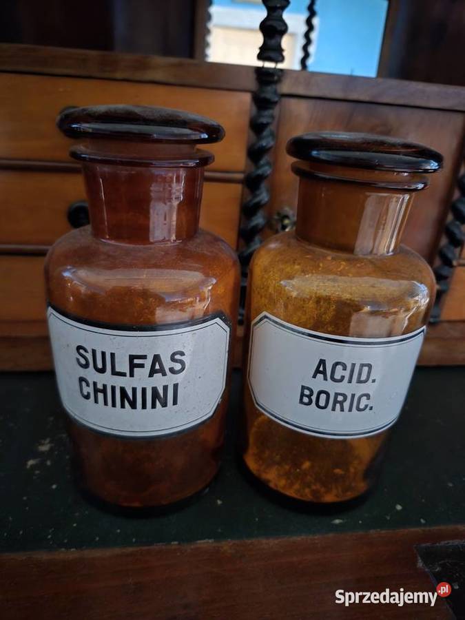 Dwie butle apteczne Ścibórz