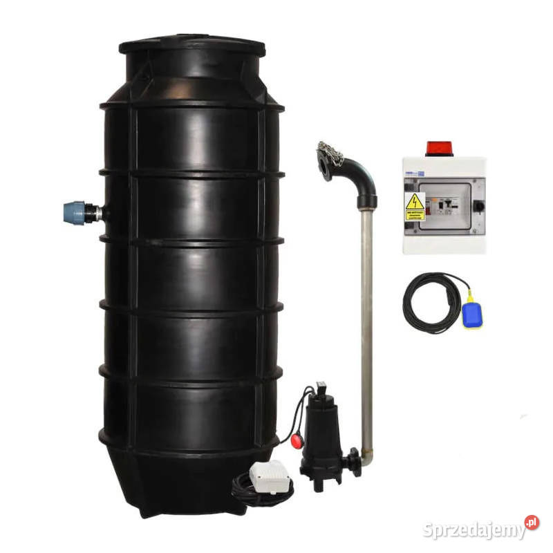 PRZEPOMPOWNIA ŚCIEKÓW DN800 H2100 z pompą 15kW z