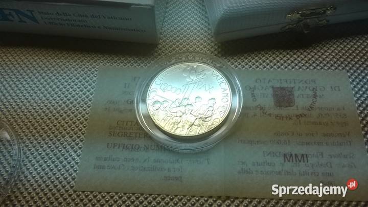 moneta Watykan 2000 lirów 2001r 099 Warszawa