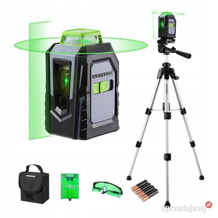 POZIOMICA LASEROWA KRZYŻOWA 360 Z STATYWEM
