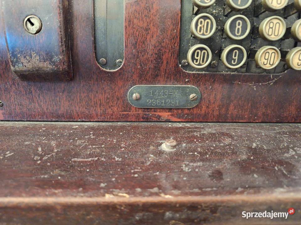 Zabytkowa metalowa kasa fiskalna narodowa lata Tarnów sprzedam