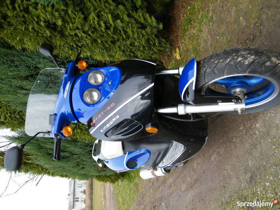 Kingway Koyot Skuter 2008 2 nowe kaski Wojciechów