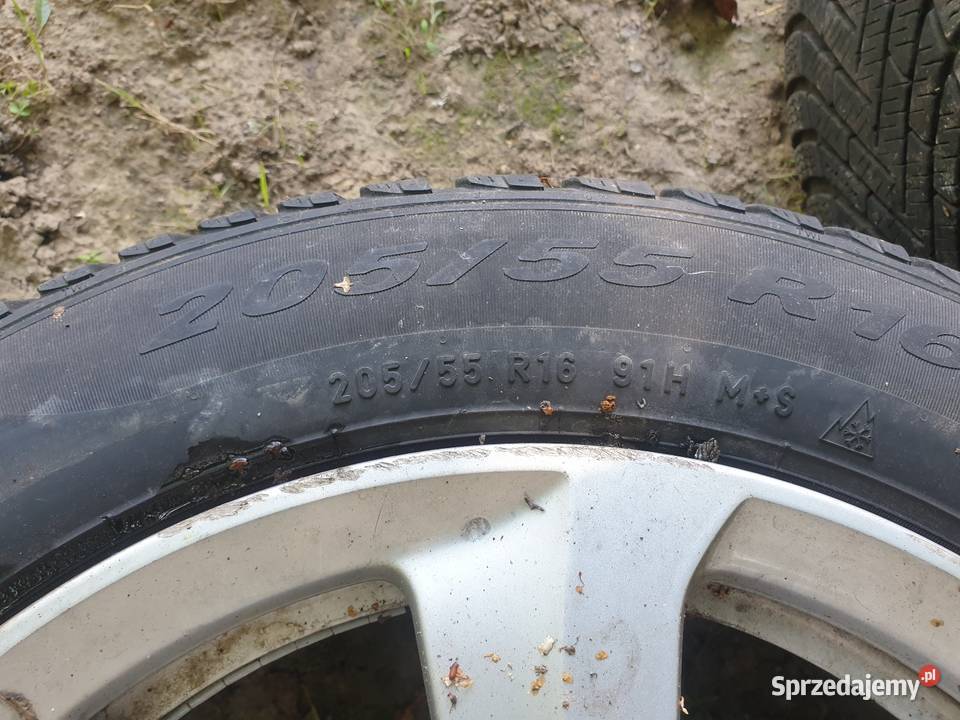 Felgi aluminiowe audi a4b8 opony zima Lublin