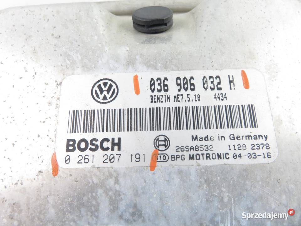 STEROWNIK SEAT LEON I 14 16V BCA 0261207191