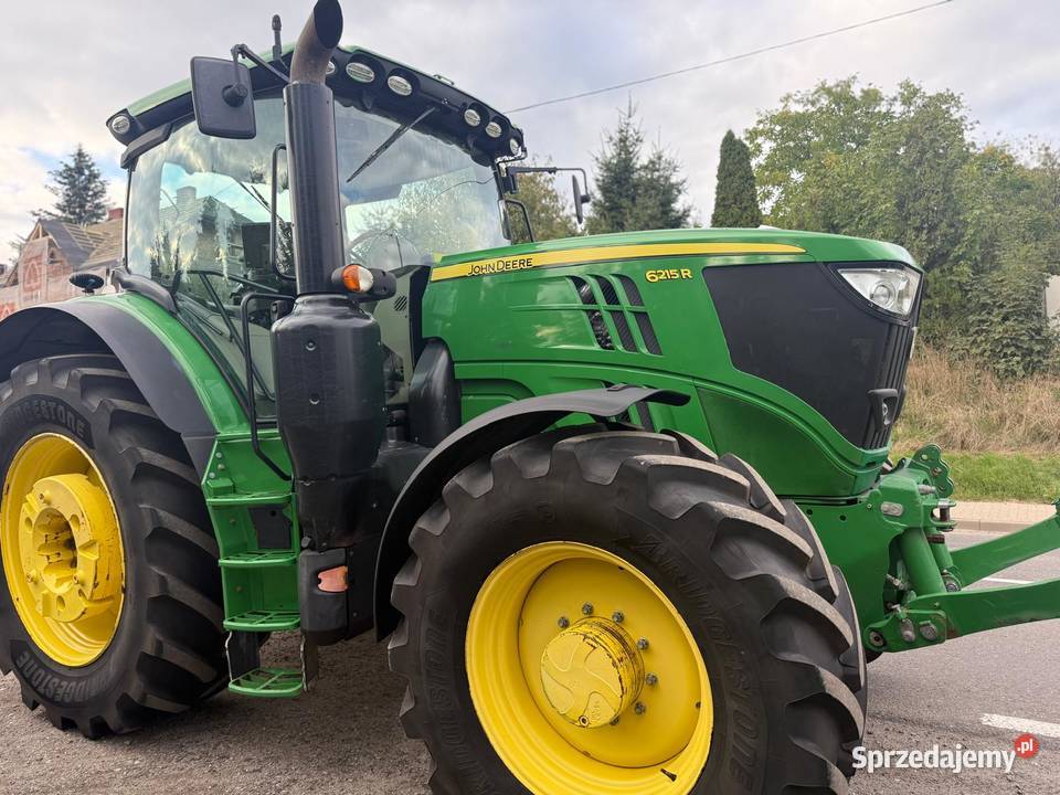 John Deere 6215 7600mth 2017 GPS opony 95 przód Nowa Ruda