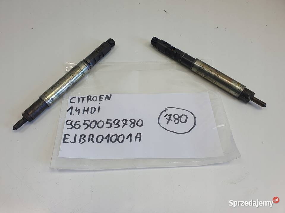 WTRYSKIWACZ Citroen C3 14 HDI 9650059780