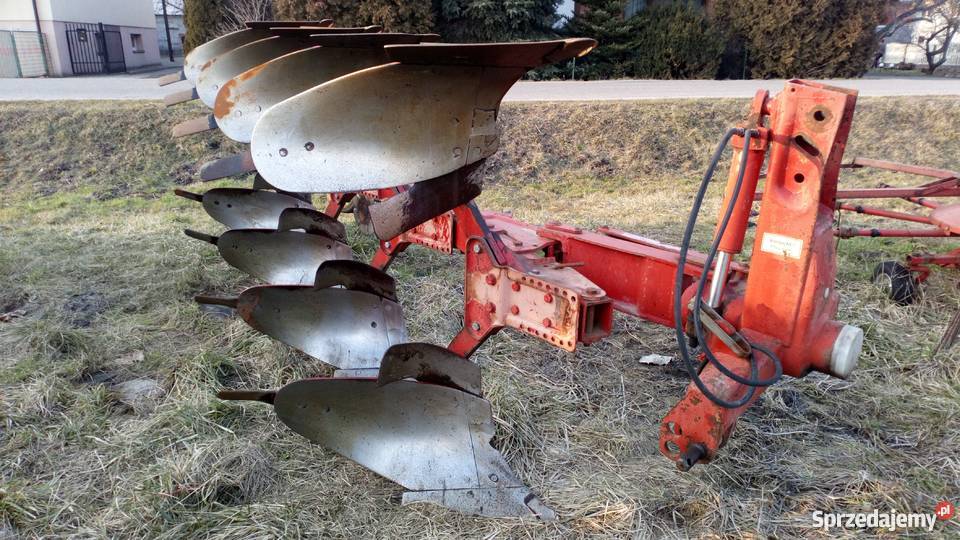 Pług obrotowy Overum Landsberg 4 skiby Krone wielkopolskie Turek