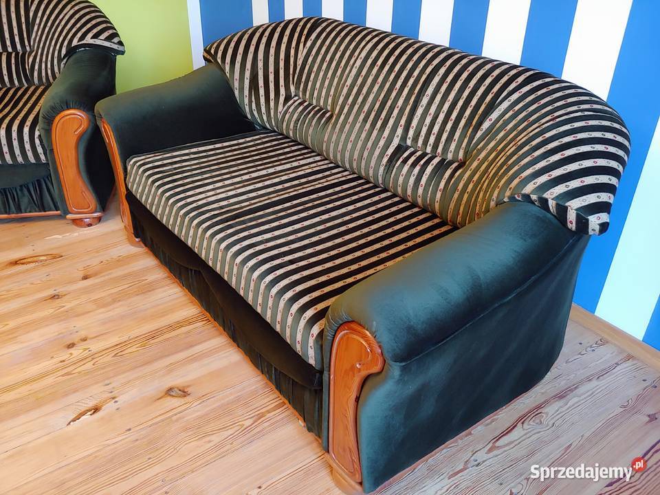 Sofa 2 Fotele meble łóżko meble salonowe Wrocki