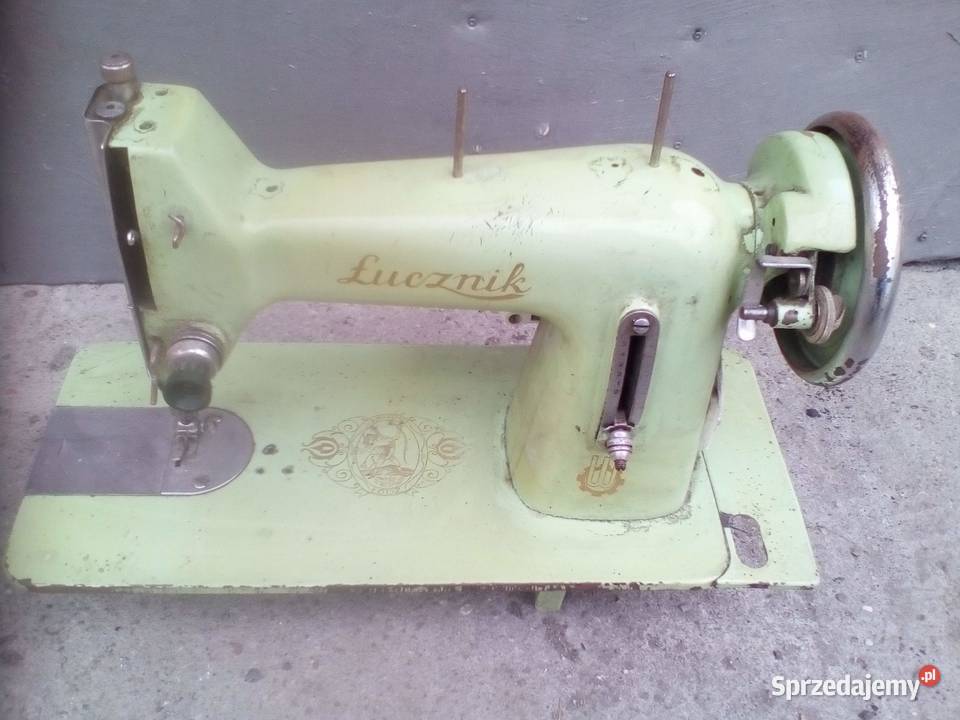 Zabytkowa Maszyna do szycia Łucznik lubuskie Stare Kurowo