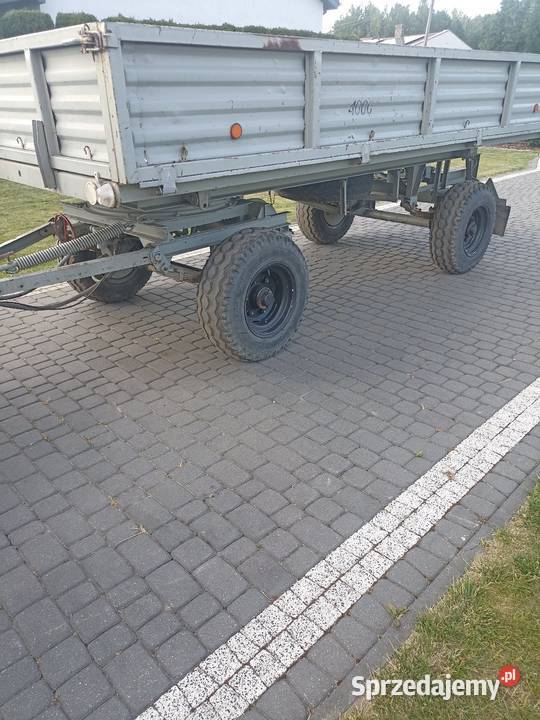 Przyczepa wywrotka d732 zarejestrowana Dmosin Drugi
