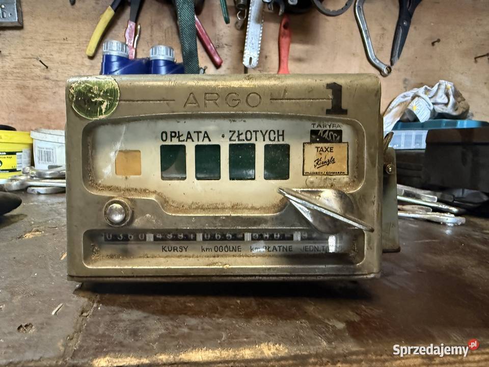 Stary zabytkowy taksometr AGRO 1961 Stargard
