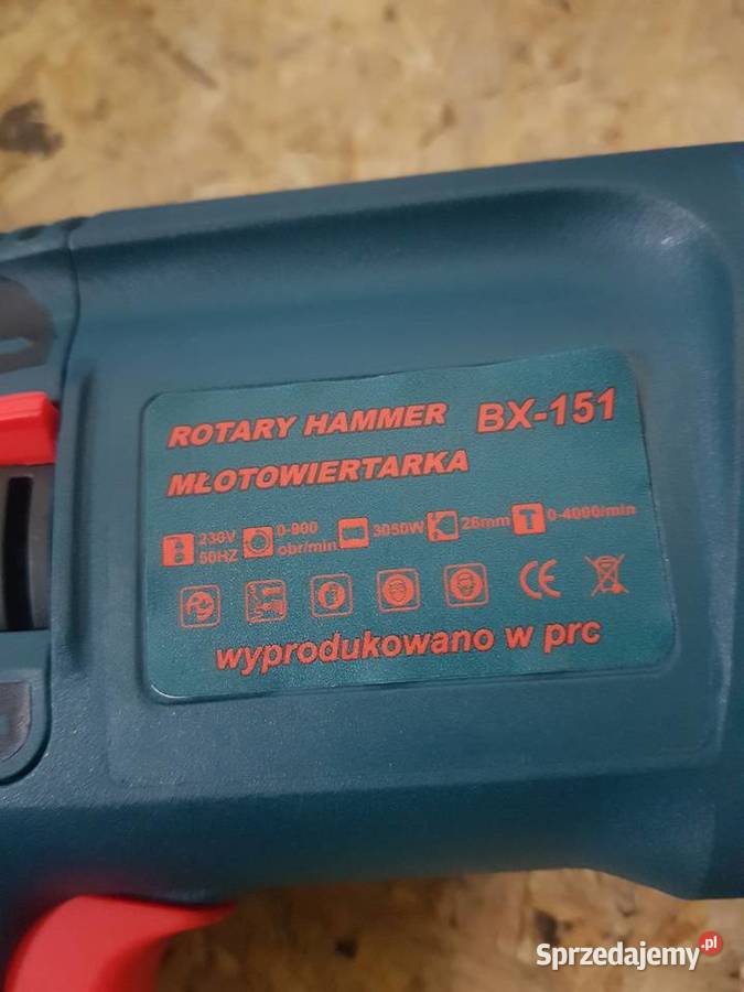 MŁOTOWIERTARKA MŁOT UDAROWY WIERTARKA 2800W BX15 Głogowa