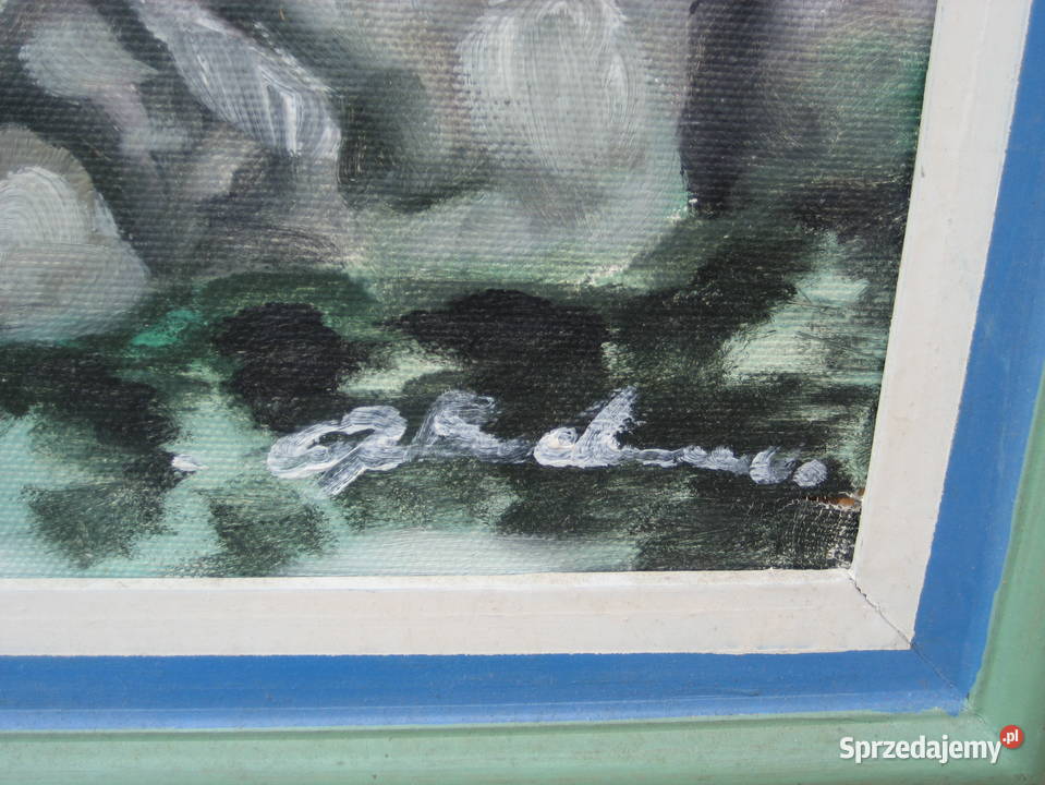 Obraz Olejny na Płótnie Marynistyka mazowieckie Warszawa sprzedam