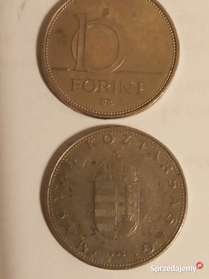 Monety 10 Forintów z 1995 zachodniopomorskie Szczecinek sprzedam