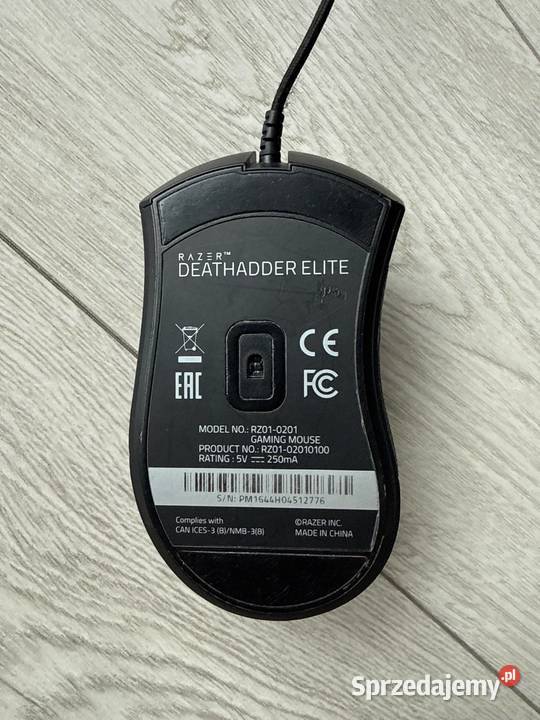 Razer DeathAdder Elite mysz gamingowa RGB 16 000