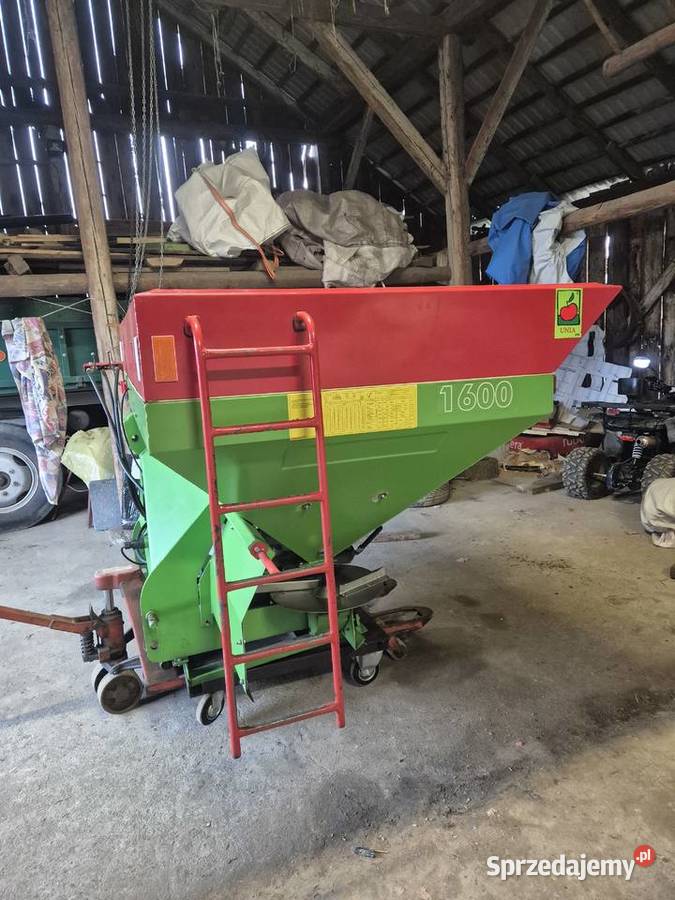 Rozsiewacz nawozów UNIA Brzeg N039 MX 1600L Rozsiewacze nawozów małopolskie